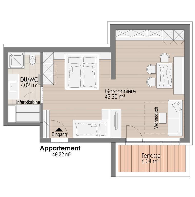 Lux Appartements Ισγκλ Δωμάτιο φωτογραφία